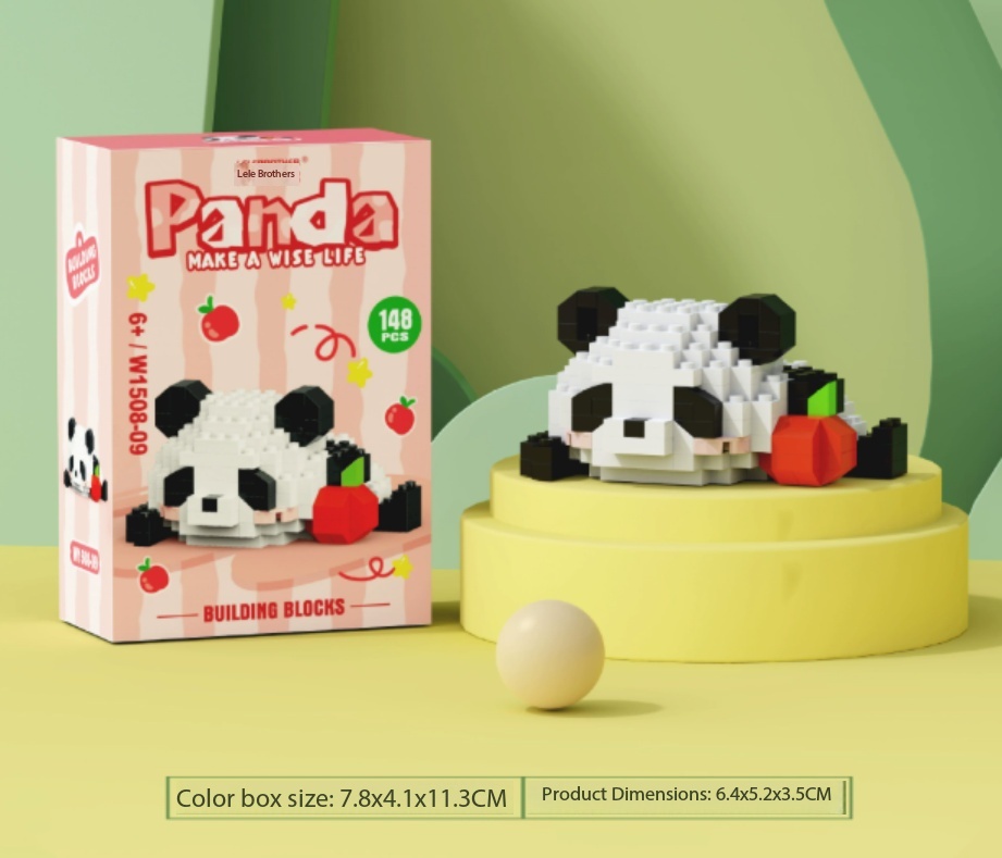 Panda Building Blocks Toy Set for Kids – Creative Educational Construction Play - Image 13