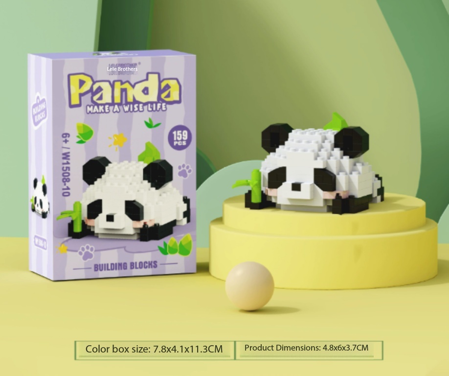 Panda Building Blocks Toy Set for Kids – Creative Educational Construction Play - Image 12