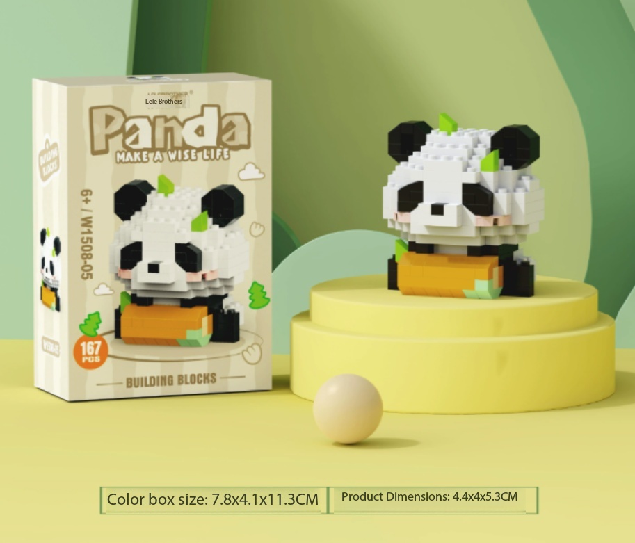 Panda Building Blocks Toy Set for Kids – Creative Educational Construction Play - Image 10