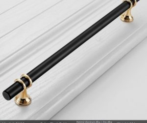 Aluminum Cabinet Door Handles – Modern Round-Foot Drawer & Wardrobe Pull Handles