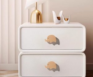 Cartoon Wooden Wardrobe Handles – Cute Animal Drawer Knobs for Kids Room Furniture