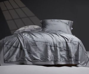 Lyocell Luxury Gravel Print 4-Piece Bedding Set – Spring & Summer Bed Linen (Single / Double / King)