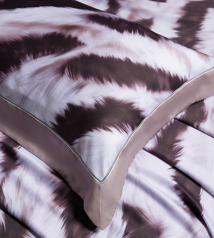 Lyocell Luxury Feather Print 4-Piece Bedding Set – Spring & Summer Bed Linen (Single / Double / King) - Image 3