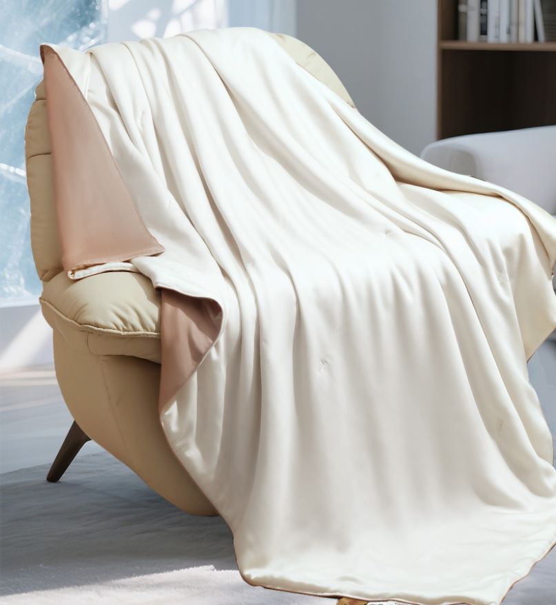 2025 Summer Cooling Quilt – Lyocell Fiber & Mulberry Silk, Soft & Breathable (150×210 cm / 200×230 cm) - Image 2