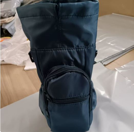 Drawstring Water Bottle Carrier Bag – Secure Hands-Free Pouch for Travel, Walking & Daily Use - Image 3