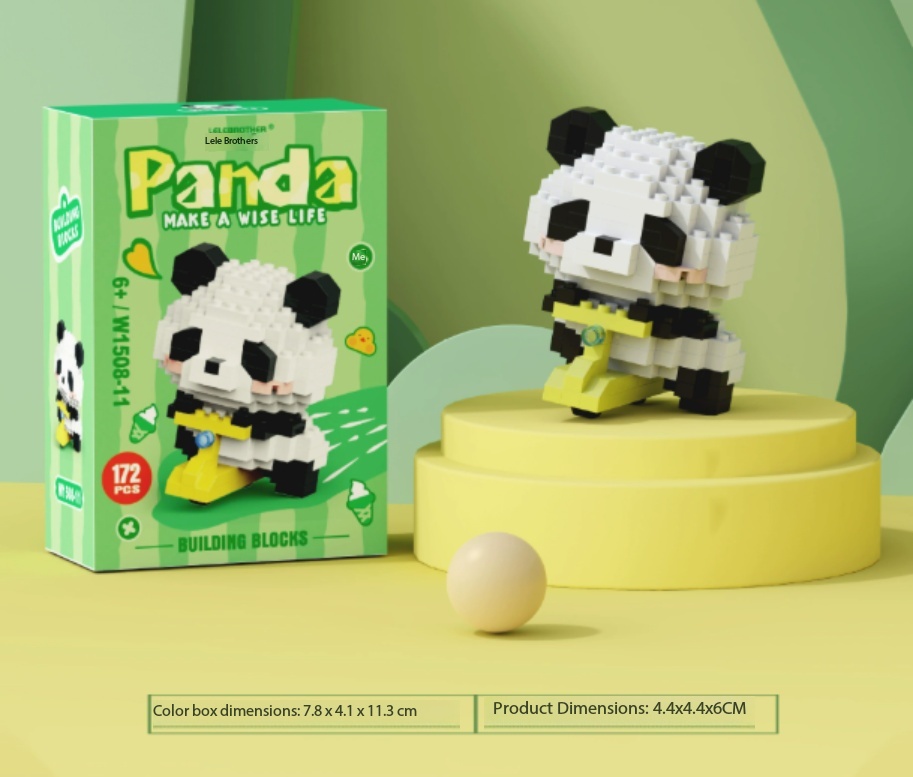 Panda Building Blocks Toy Set for Kids – Creative Educational Construction Play - Image 5