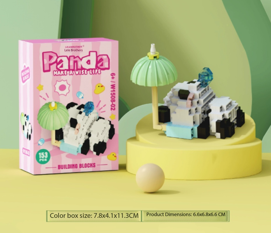 Panda Building Blocks Toy Set for Kids – Creative Educational Construction Play - Image 4