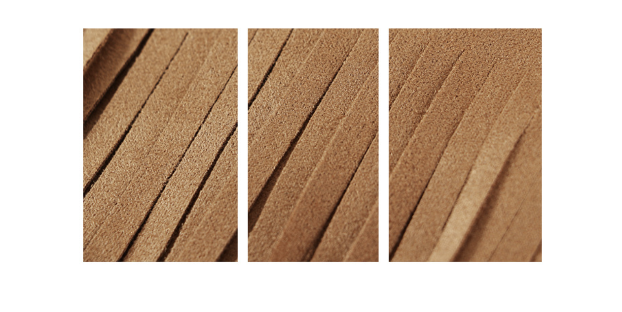 Denim-Style Skirt, Lightweight Polyester Fiber in Black & Khaki - Image 6